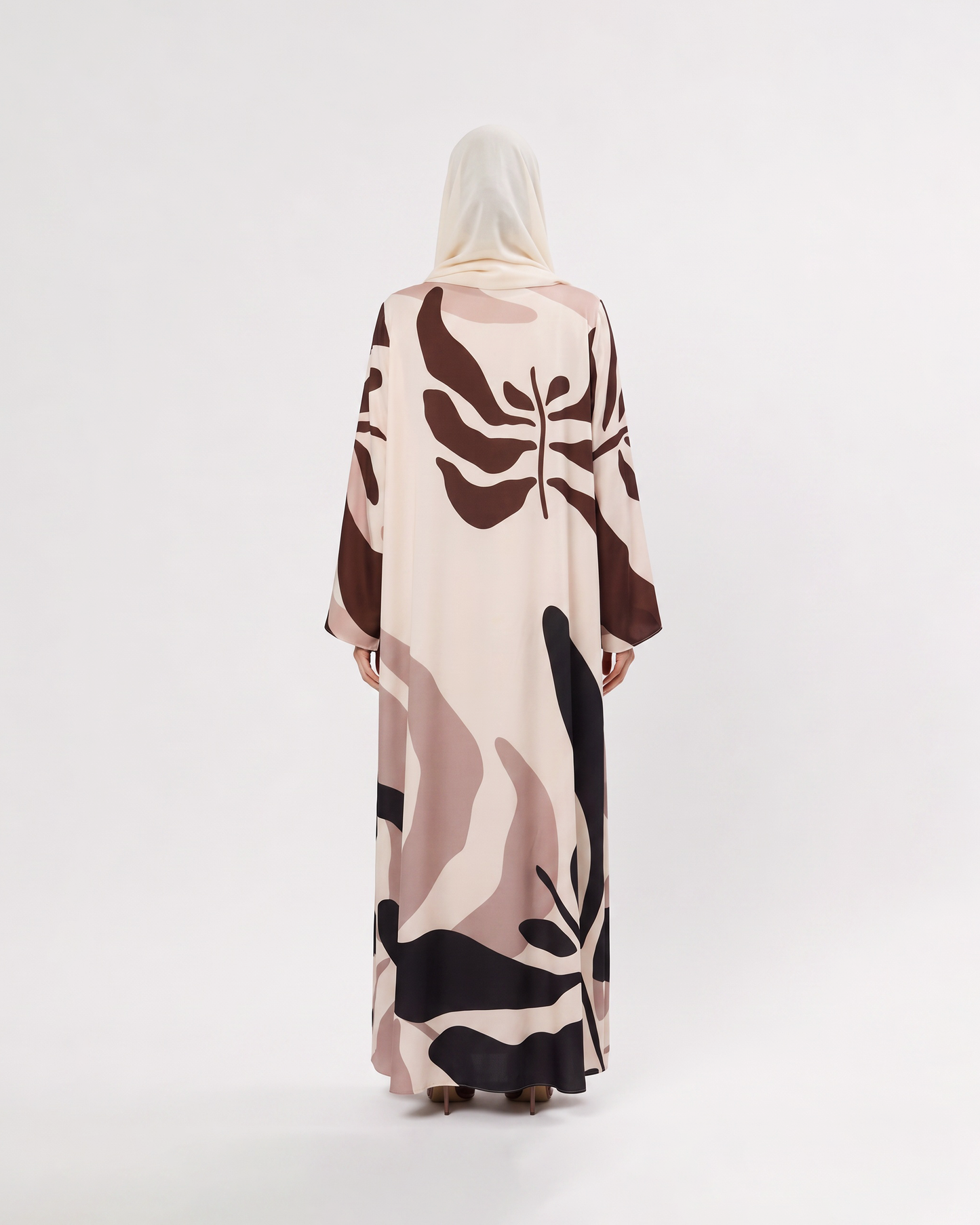 Ivory Botanical Abaya