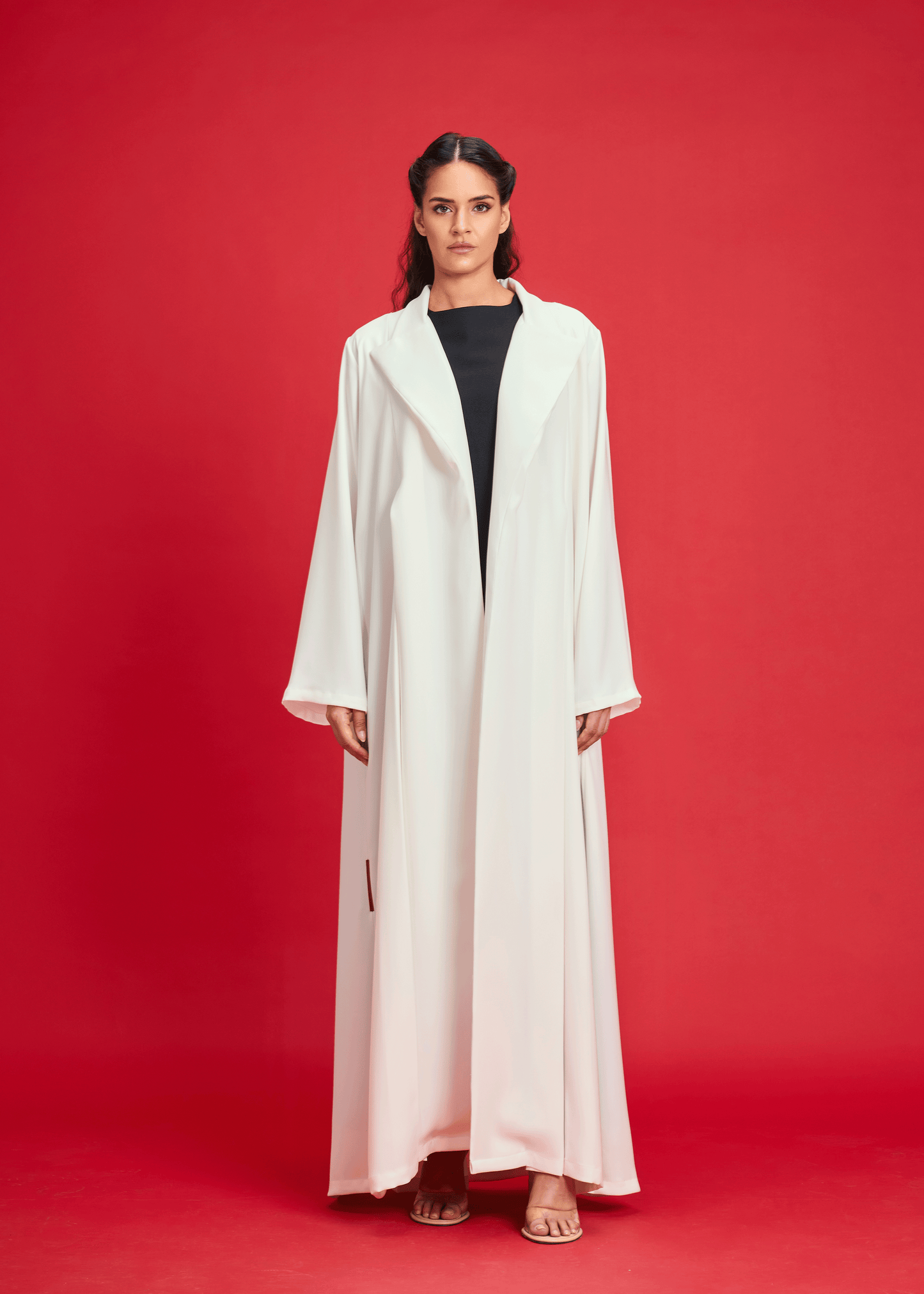 OFF WHITE BLAZER STYLE ABAYA