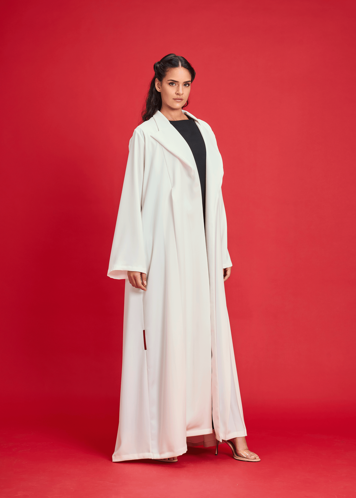 OFF WHITE BLAZER STYLE ABAYA
