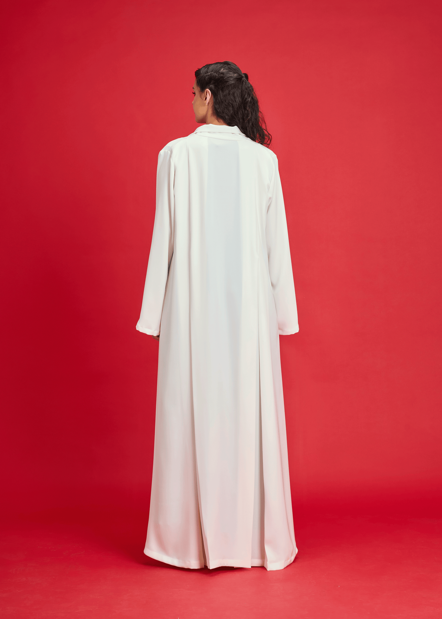 OFF WHITE BLAZER STYLE ABAYA