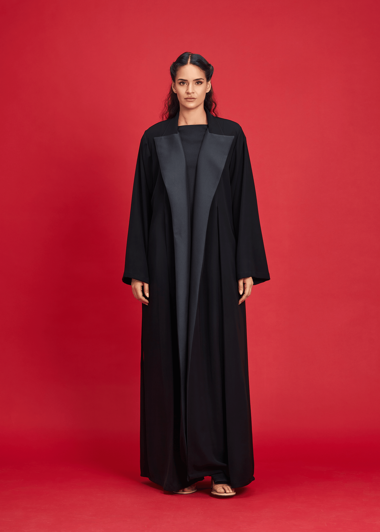 BLACK BLAZER STYLE ABAYA