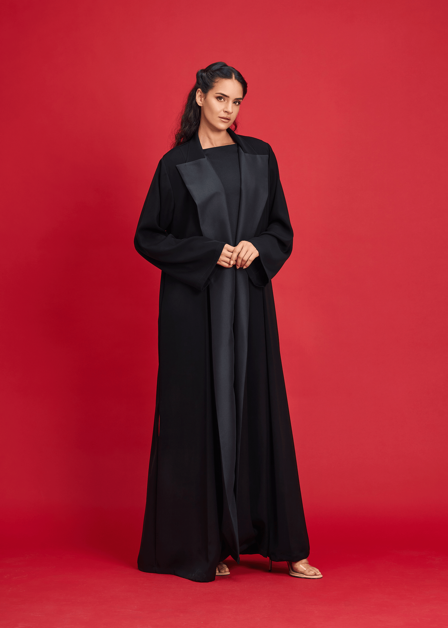 BLACK BLAZER STYLE ABAYA
