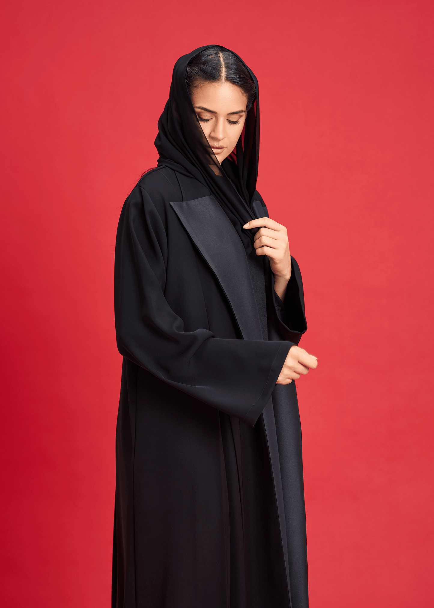 BLACK BLAZER STYLE ABAYA