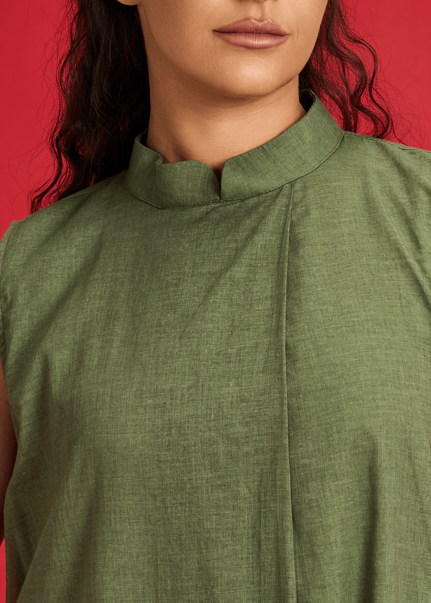 GREEN SOFT LINEN INNER