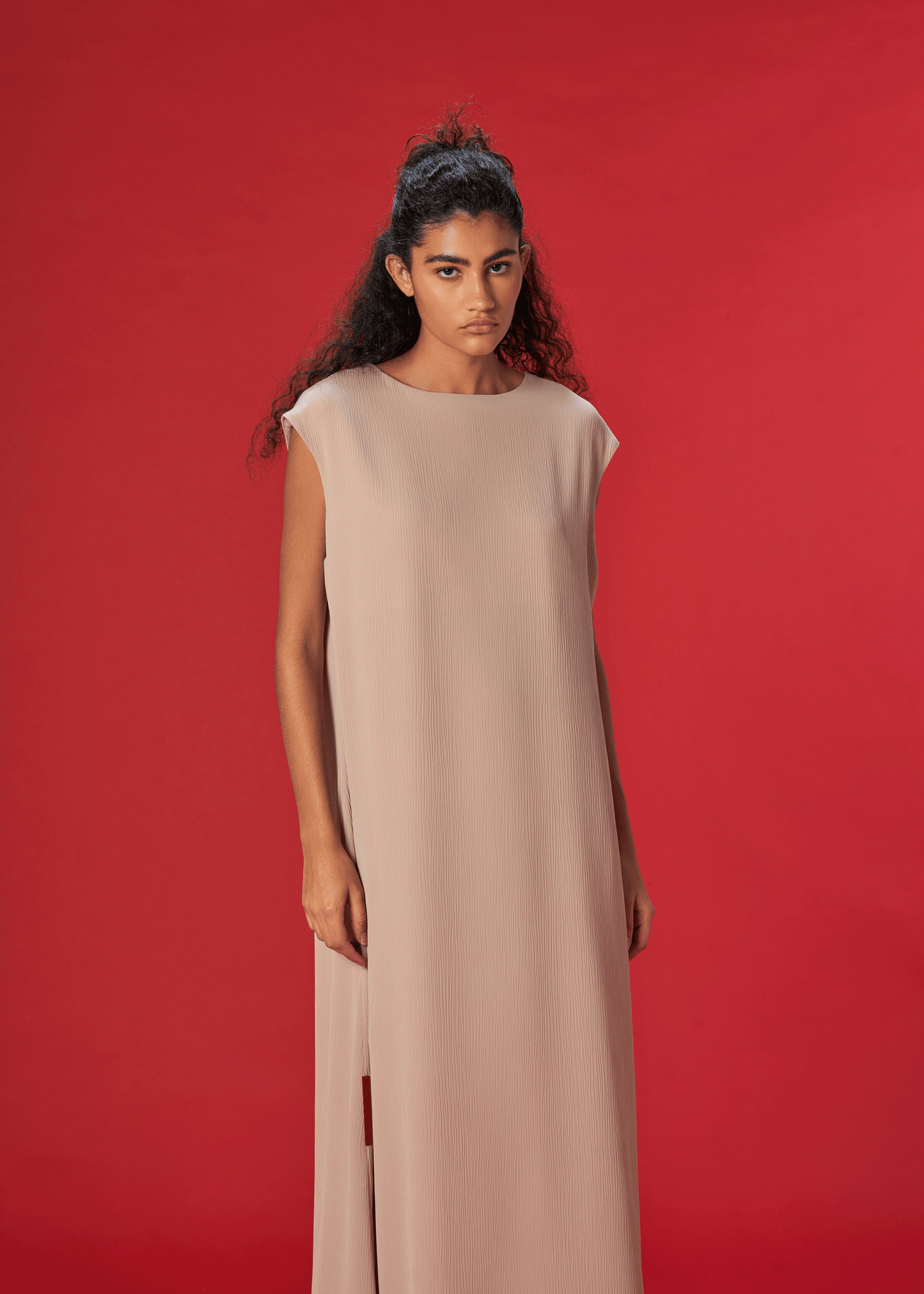 BEIGE WRINKLE COTTON INNER
