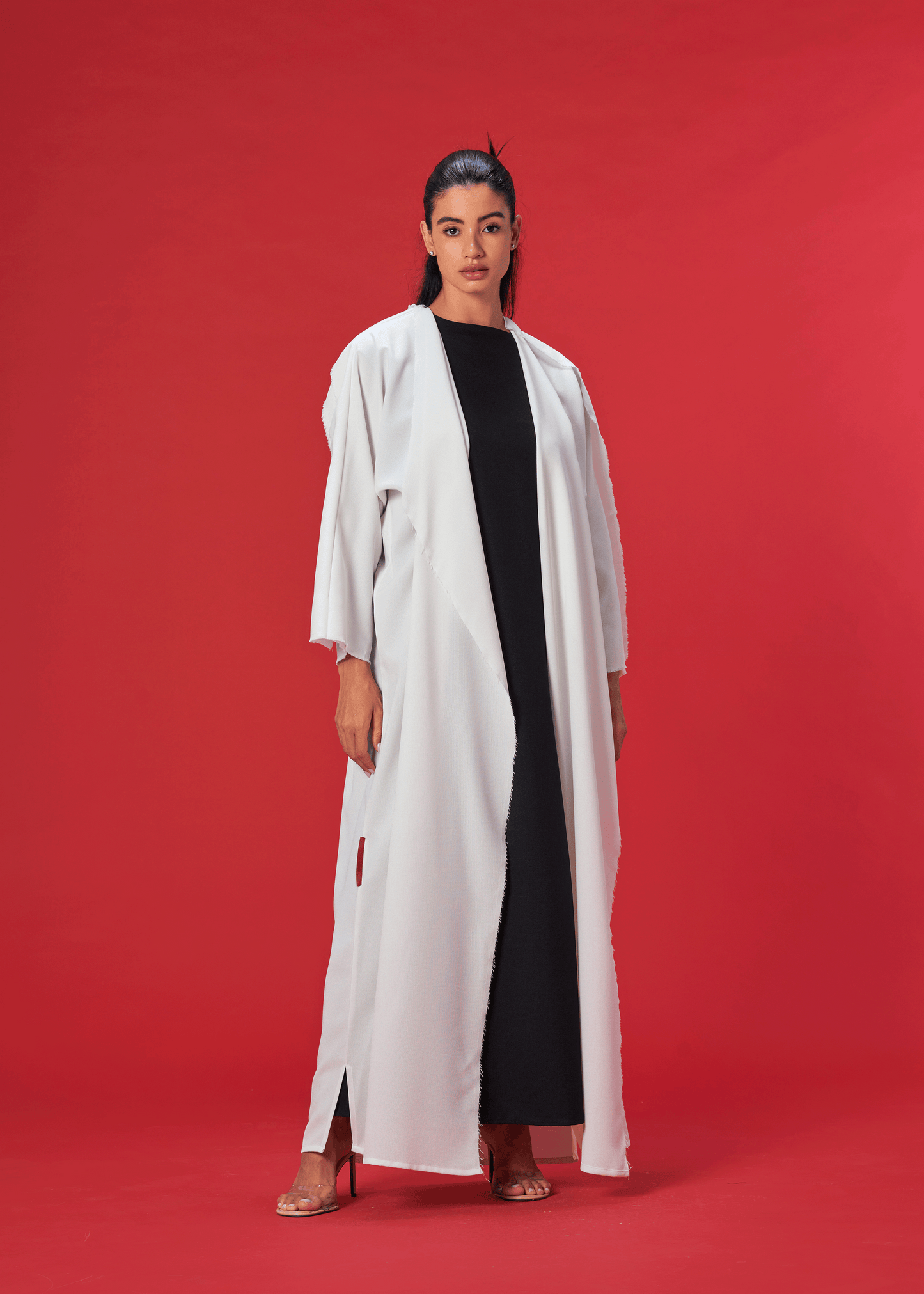 OFF WHITE KLOAKS SIGNATURE ABAYA