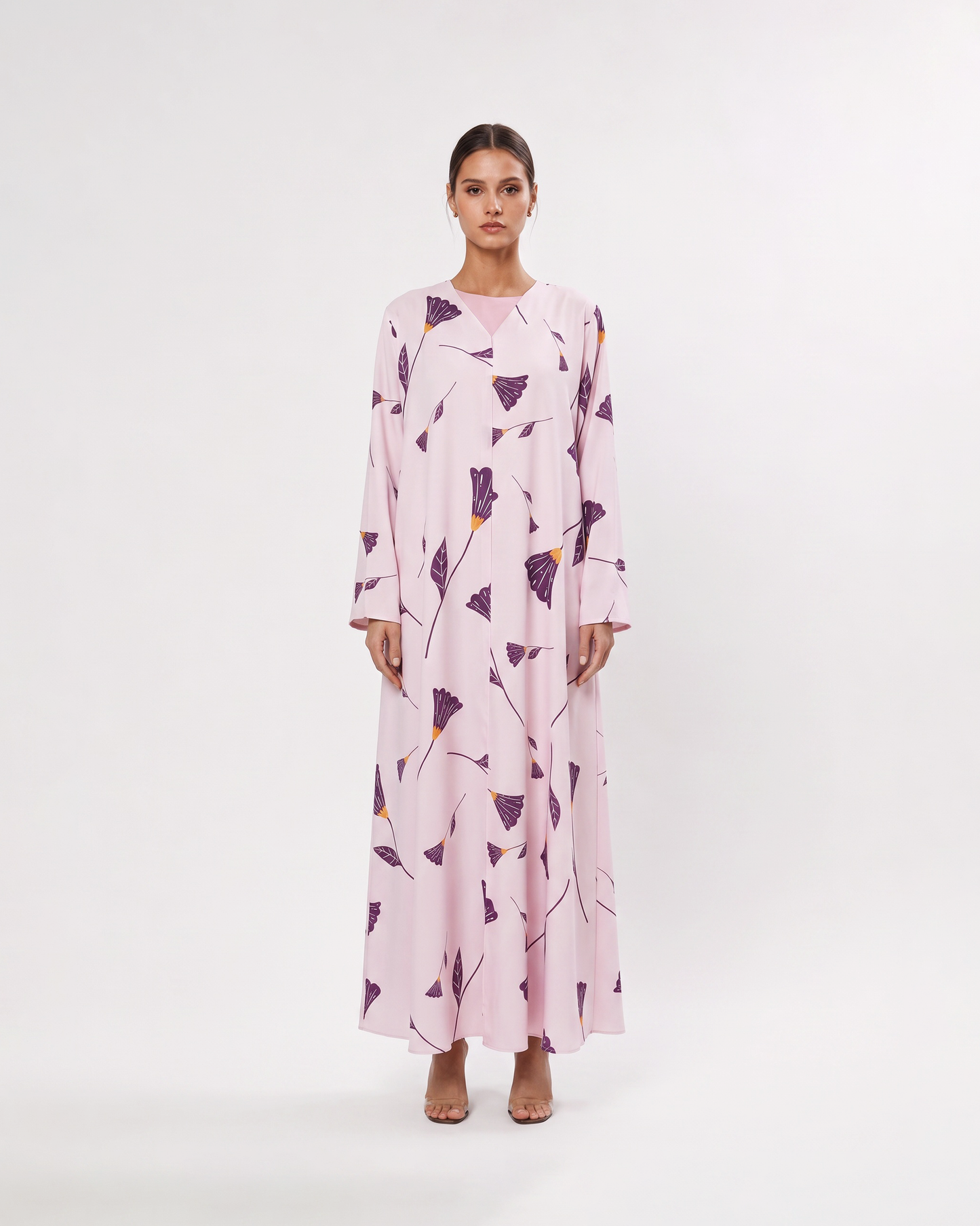 Lilac Ginkgo Abaya