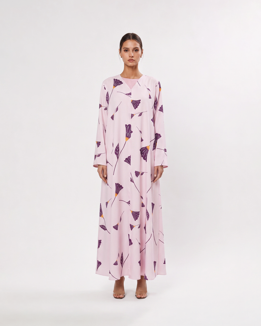 Lilac Ginkgo Abaya