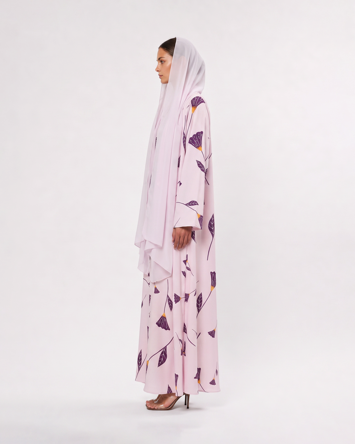 Lilac Ginkgo Abaya