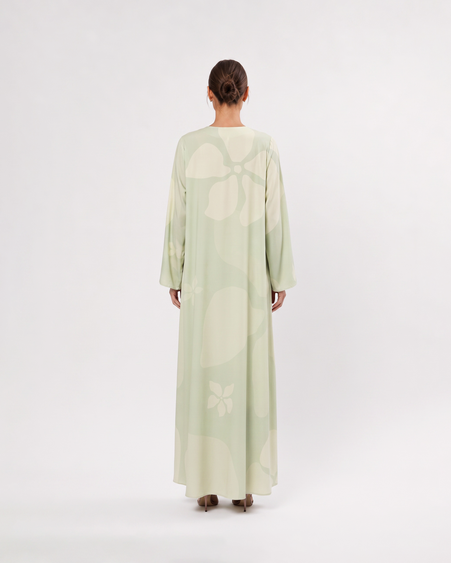 Sage Tonal Botanical Abaya