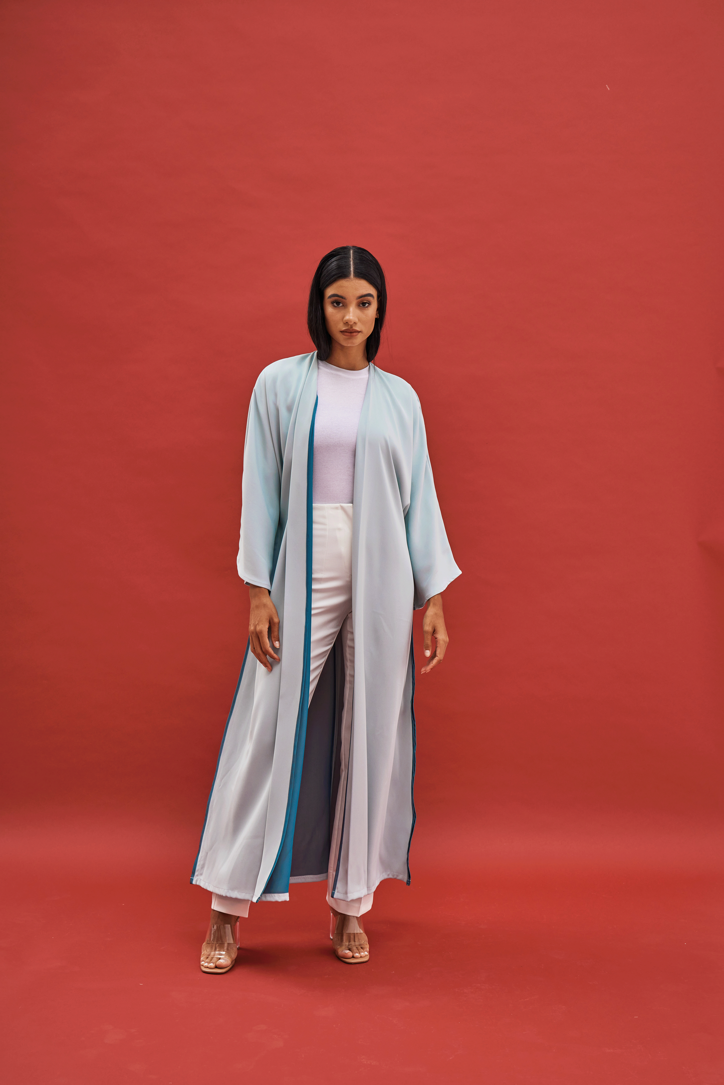 SAGE CREPE ABAYA