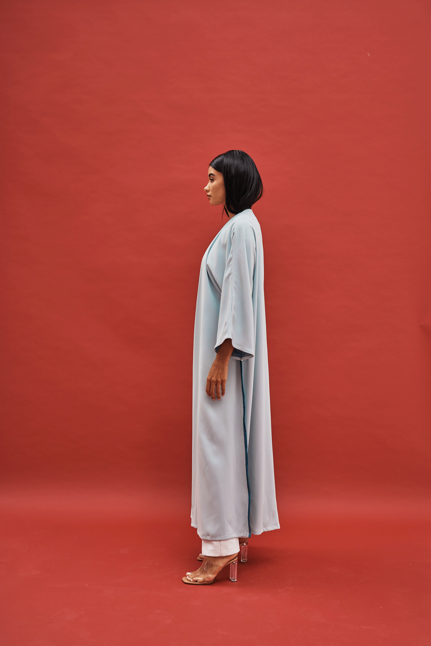 SAGE CREPE ABAYA