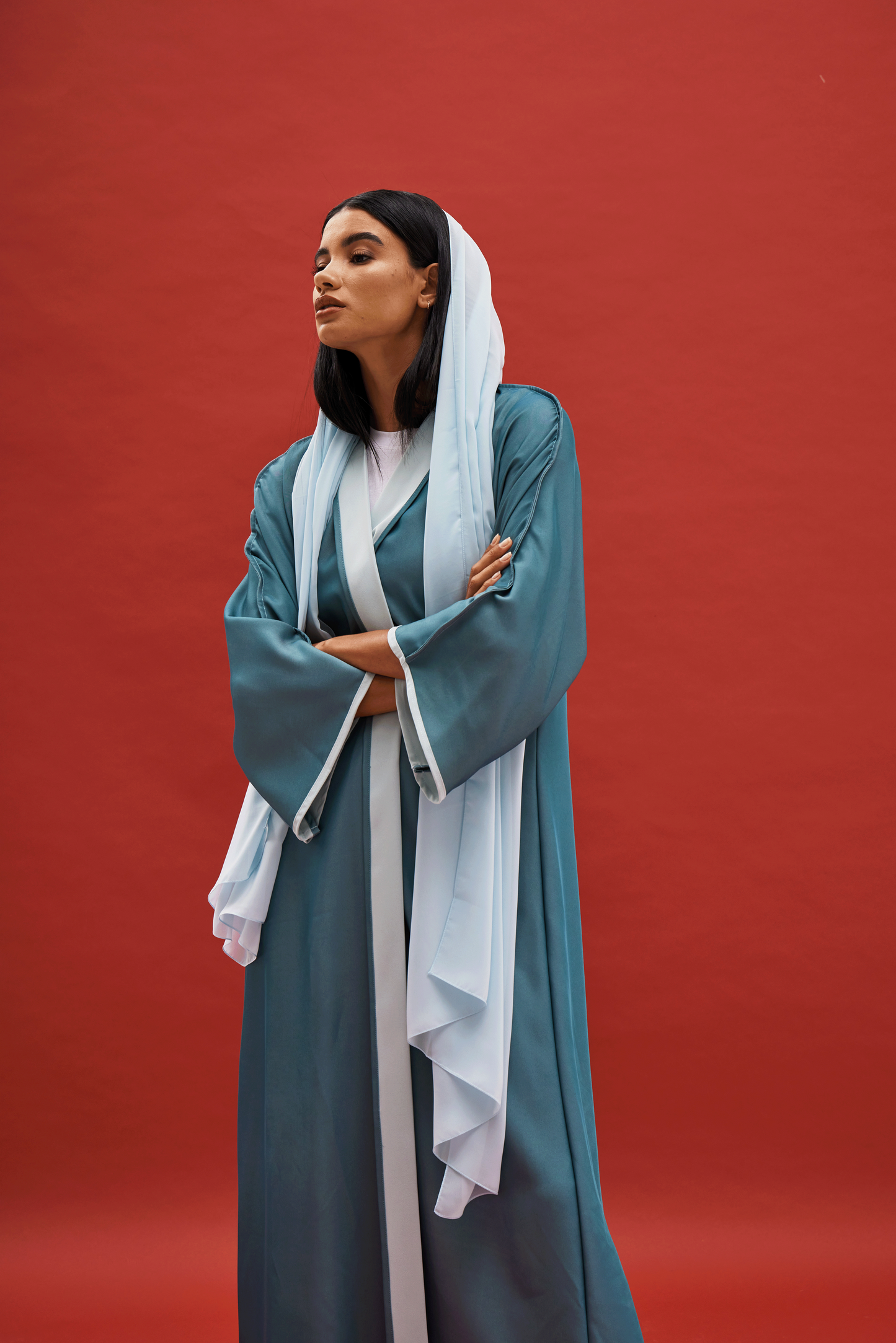 SAGE CREPE ABAYA