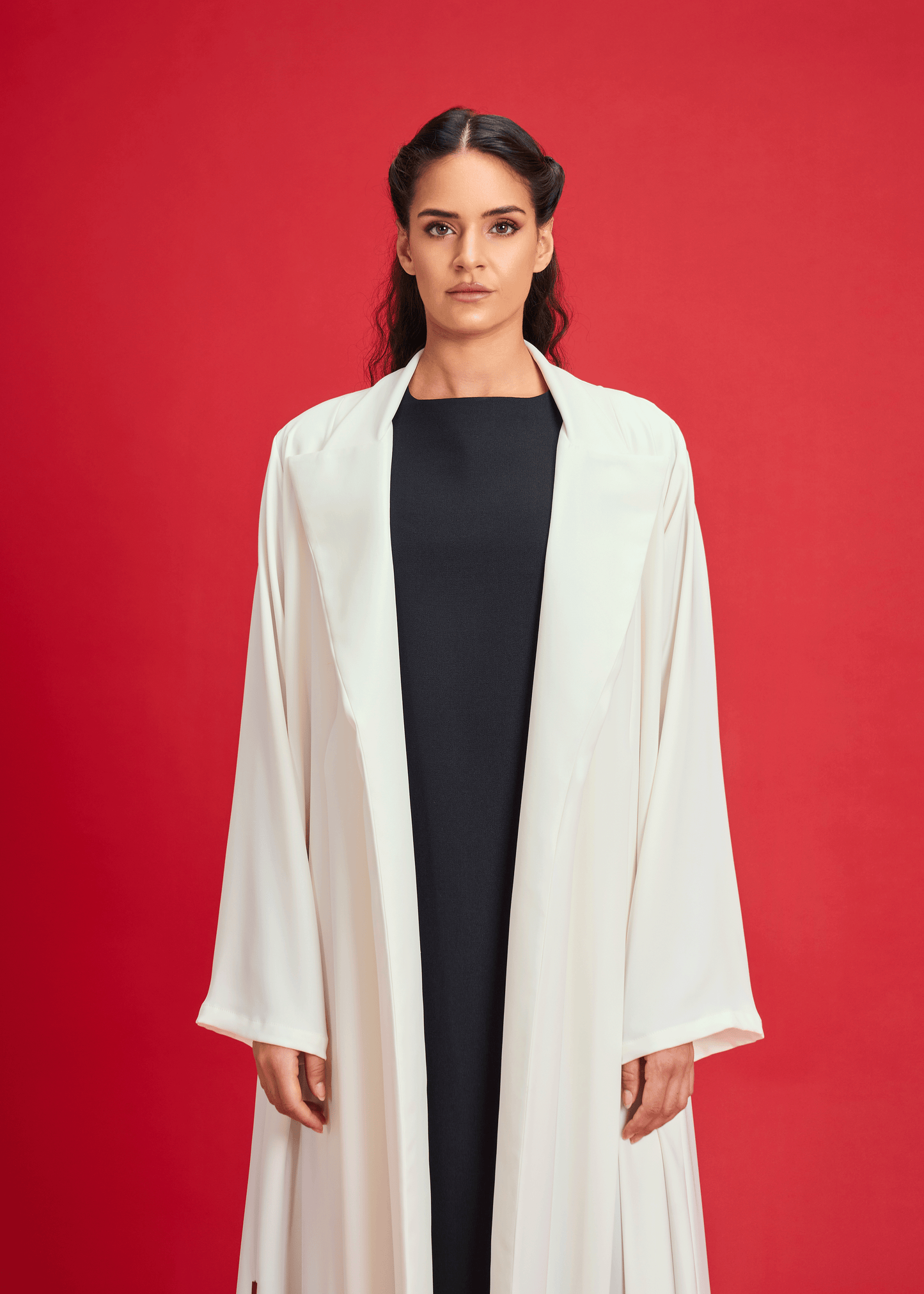 OFF WHITE BLAZER STYLE ABAYA