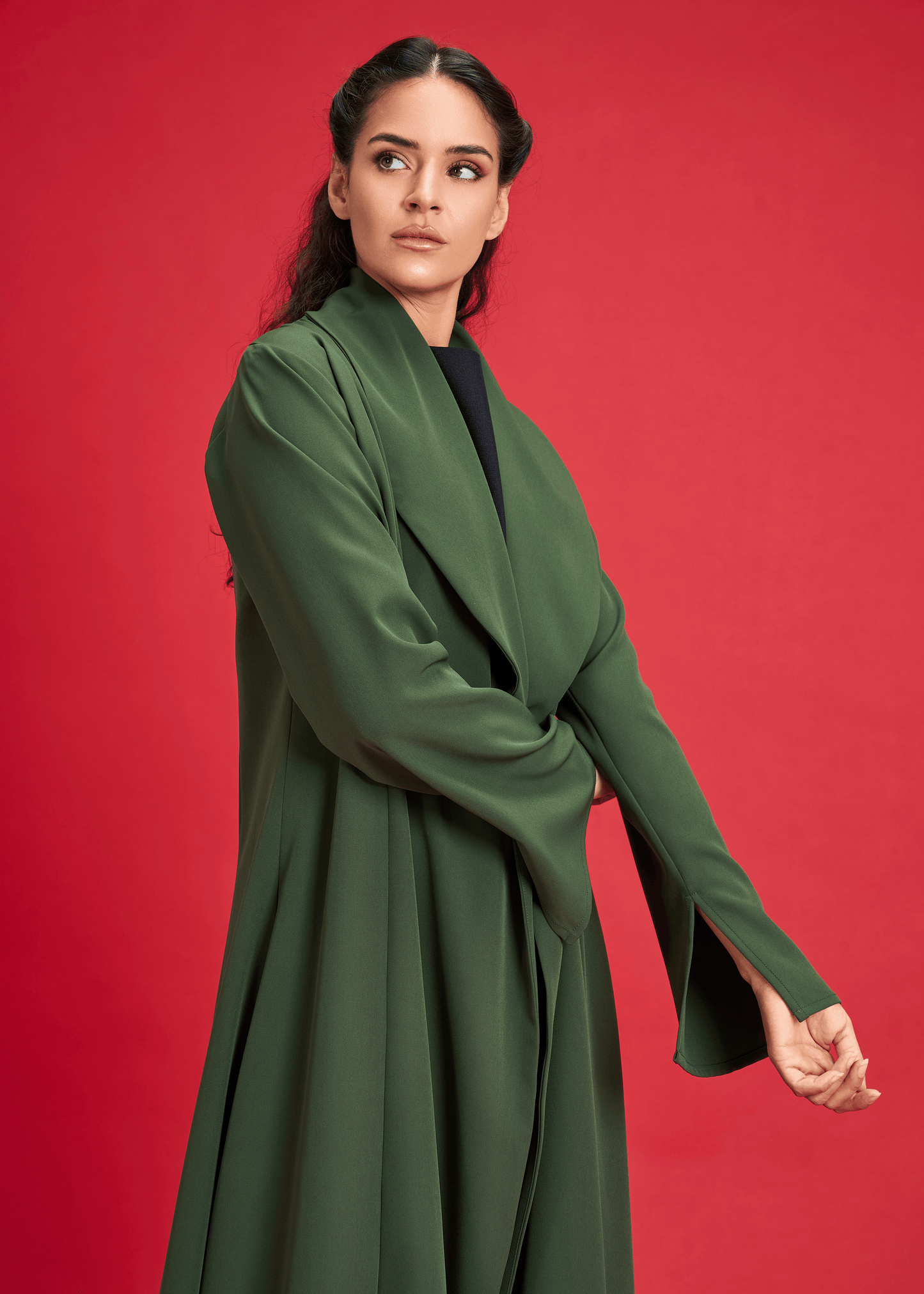 GREEN LIGHT CREPE OVERLAP STYLE