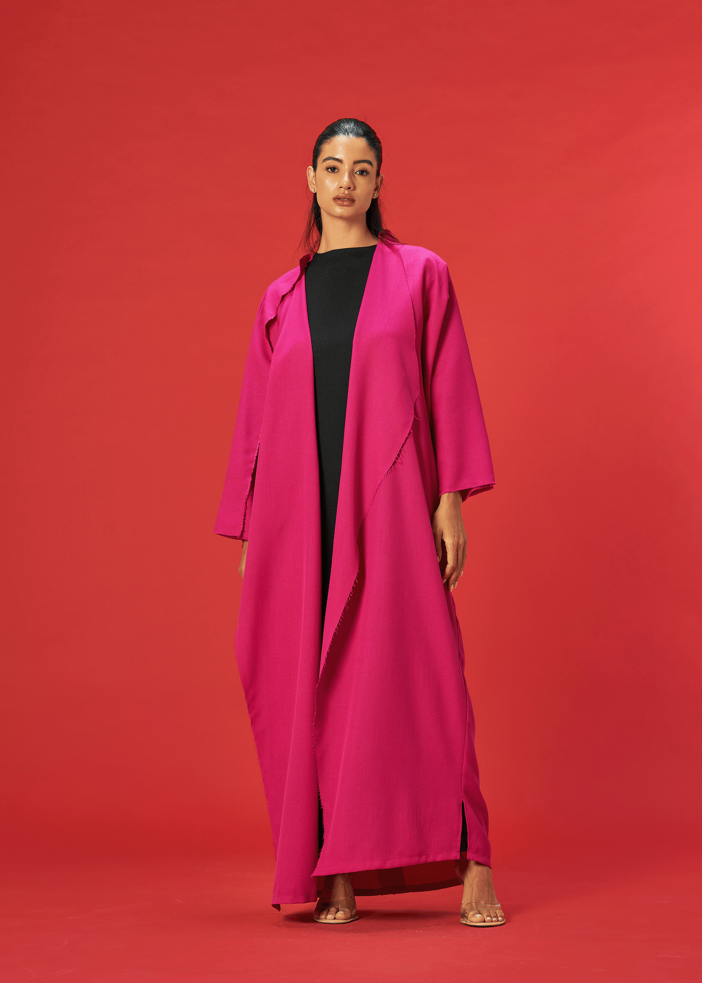 PINK KLOAKS SIGNATURE ABAYA