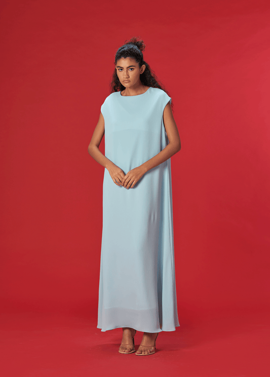 LIGHT BLUE WRINKLE COTTON INNER