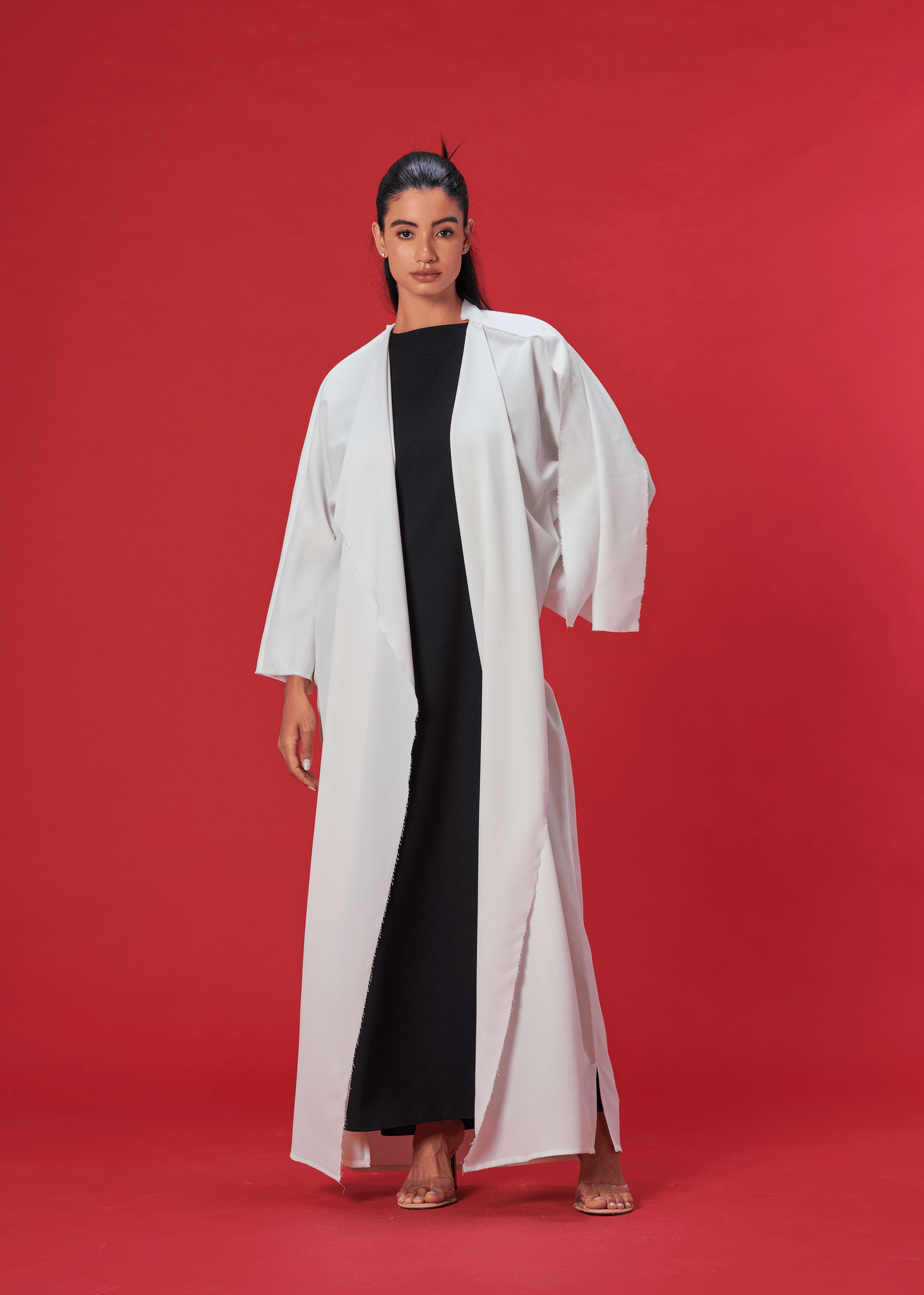 OFF WHITE KLOAKS SIGNATURE ABAYA