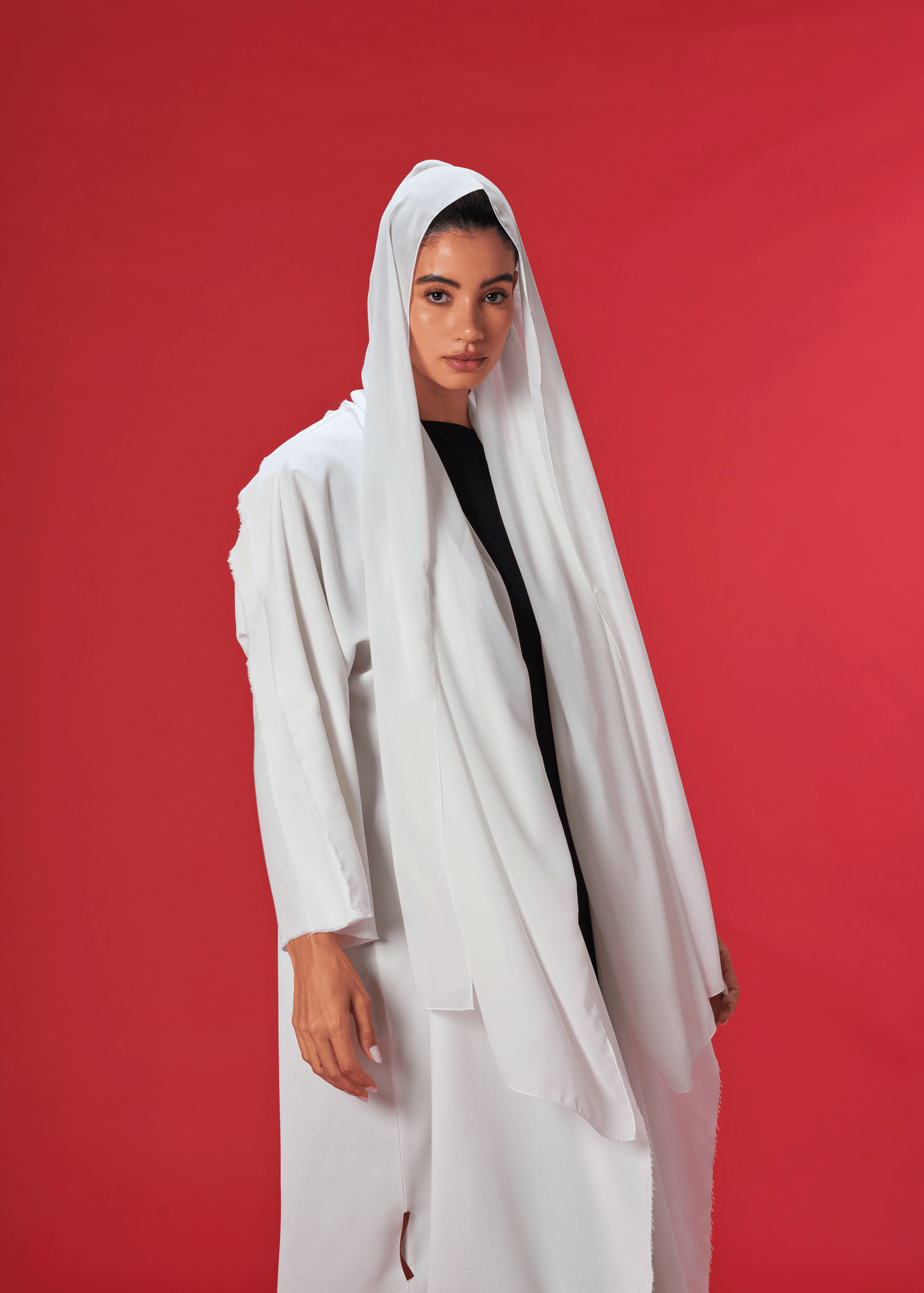 OFF WHITE KLOAKS SIGNATURE ABAYA