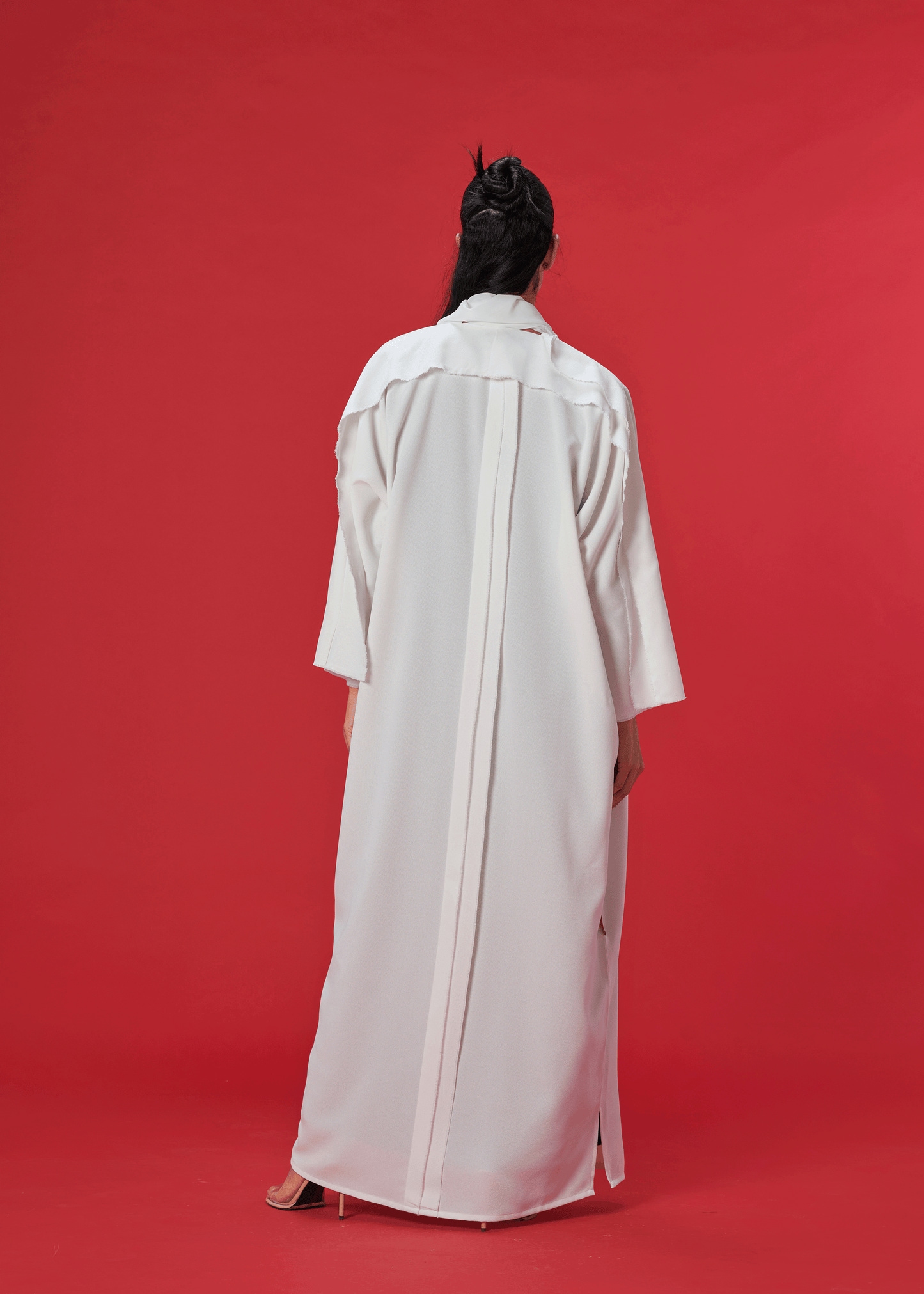 OFF WHITE KLOAKS SIGNATURE ABAYA